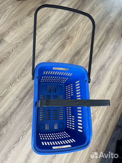 Корзина тележка пластиковая большая