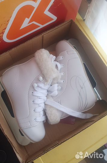 Коньки фигурные детские двухполозные 28 размер