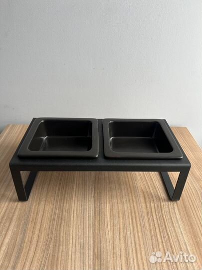 Набор из 2-х мисок на подставке для животных Yamaz