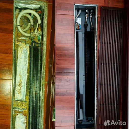 Ремонт внутрипольных конвекторов