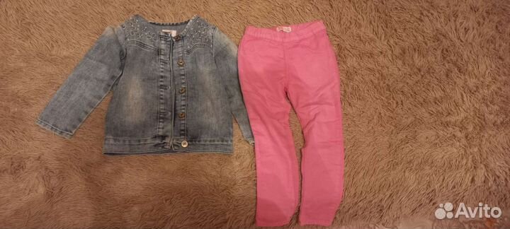 Летние вещи на девочку 104 размера