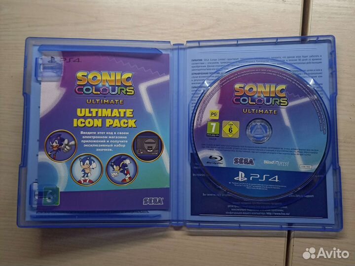 Соник калорс алтимейт на пс 4