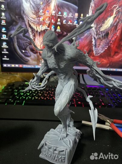 Карнаж фигурка на 3д принтере