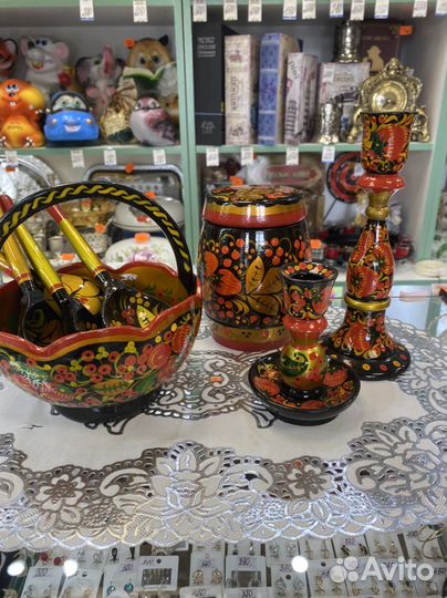 Посуда хохлома