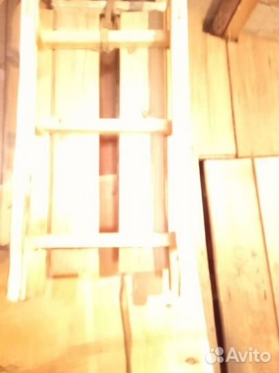 Санки деревяные для дров из лиственницы