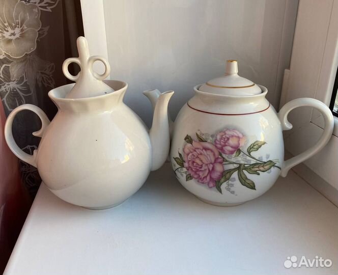 Заварочные чайники фарфор СССР