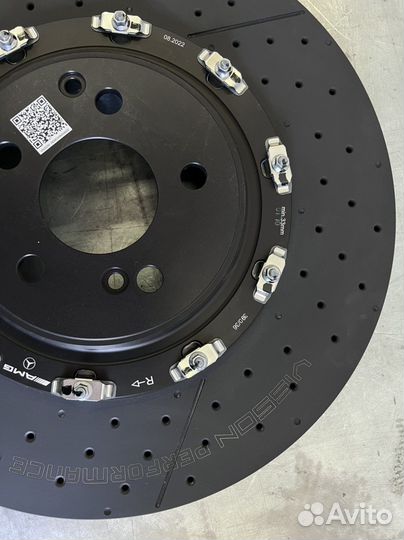 Передние тормозные диски C63S AMG W205