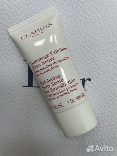 Clarins отшелушивающий крем для тела 30мл до 08.22