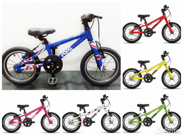 Shulz 14, Woom 14, Лисапед 14, Frog 14 (2,5-5 лет)