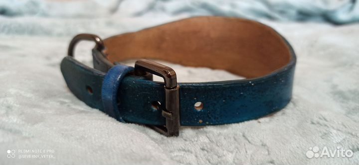 Ошейник кожаный для собак средних пород