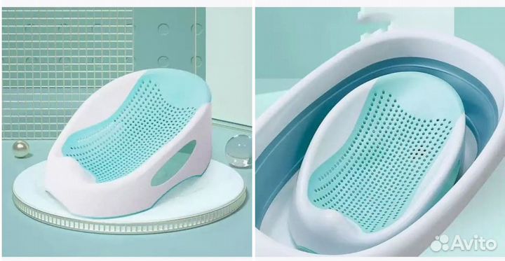 Ванночка для купания с горкой