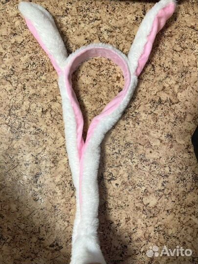 Ободок заяц, новогодняя шапка, маска карнавальная