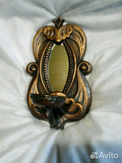 Подсвечник настенный,бронзовый СССР