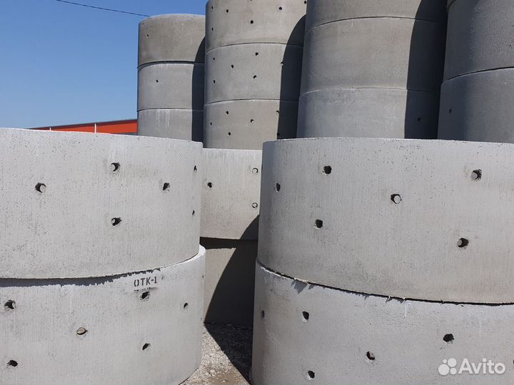 Септик под ключ из бетонных колец жби