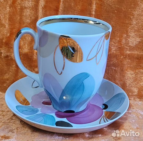 Чайная пара гигант " Агашки" Дулево 1968г купить в Воронеже | Хобби и ...