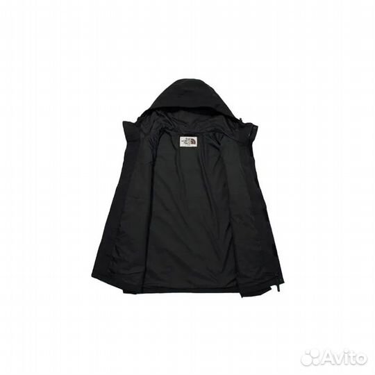 THE north face Windbreaker Jackets Unisex Black+Shopping Bag (XS)(47)