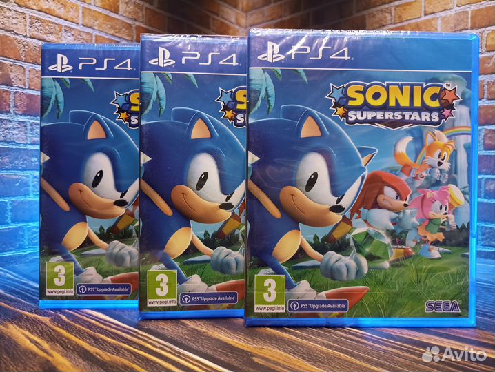 Sonic superstars PS4 Новый диск