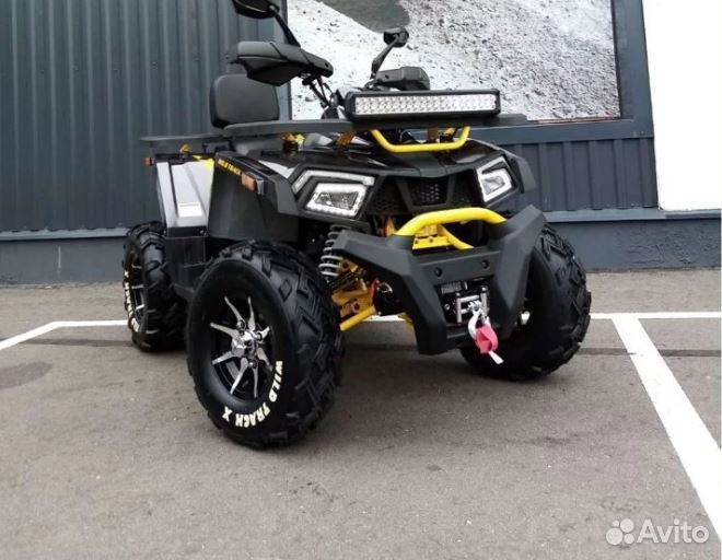 Квадроцикл Motoland Wild Track X 200 PRO черный