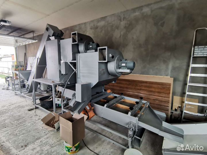 Линия для переработки ореха (орехокол) собственник