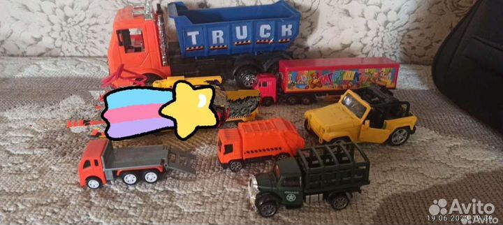 Набор машинок