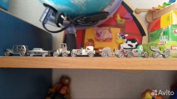 Набор машинок СССР брелки