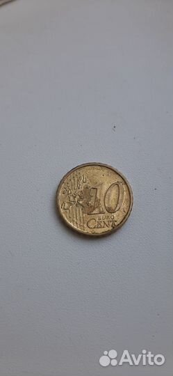 Монета Австрия 10 евроцентов