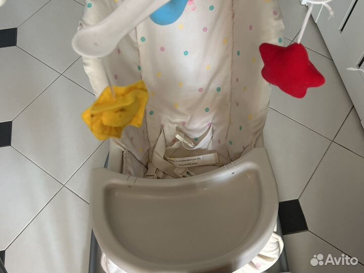 Электронные качели/ шезлонг от 2 мес до 1 года