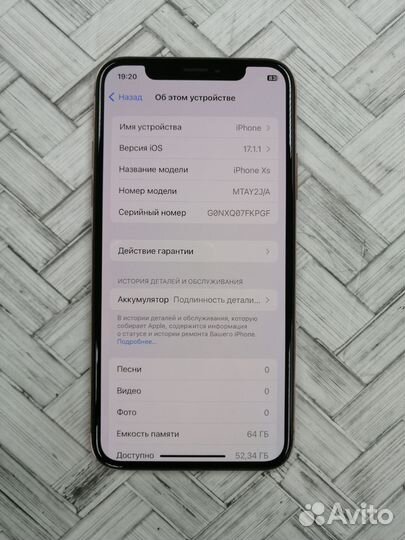iPhone Xs, 64 ГБ