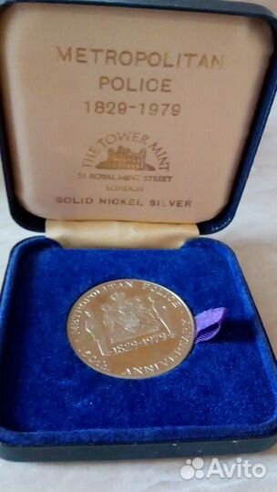 Монета 150 лет полиции Лондона