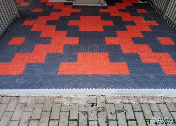 Модульная плитка для спортзала