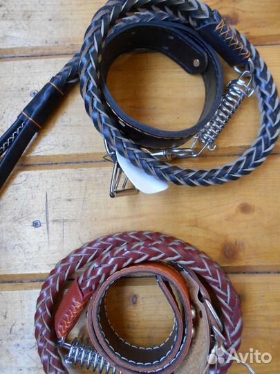 Короткий поводок с ошейником, водилка для собак