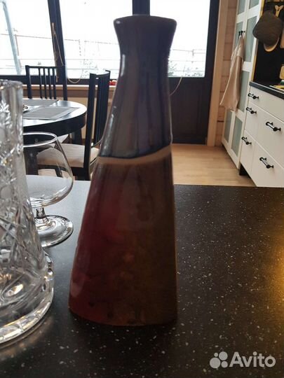 Ваза керамика, бокалы для коньяка