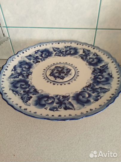 Тортница гжель