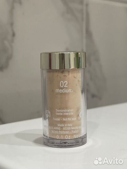 Clarins Poudre 02 medium пудра расыпчатая
