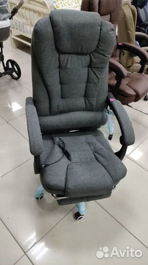 Кресло компьютерное офисное тканьевое руководителя