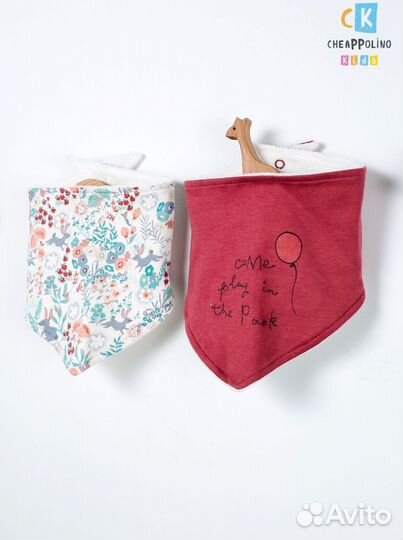 Слюнявчик для девочки AnyDay и другие