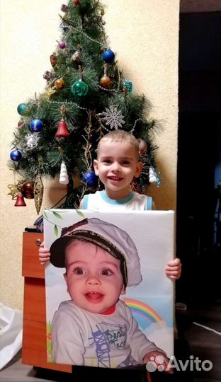 Печать на холсте