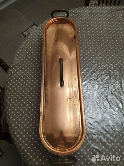 Медная жаровня для большой рыбы
