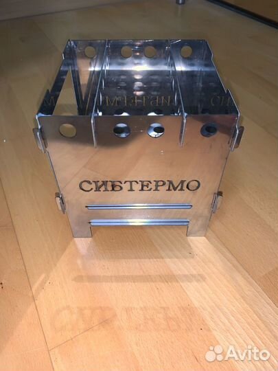 Печь щепочница Сибтермо нерж сталь