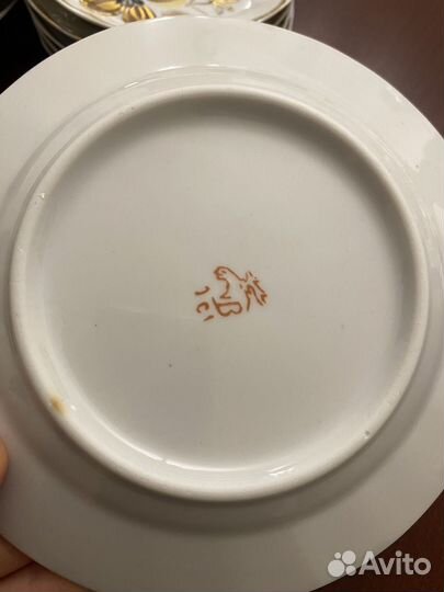 Дфз Вербилки. Сервиз. 3 вида тарелок и молочник