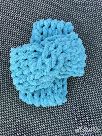 Повязка на голову теплая