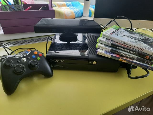 Xbox 360 с кинектом и играми купить в Иваново | Электроника | Авито