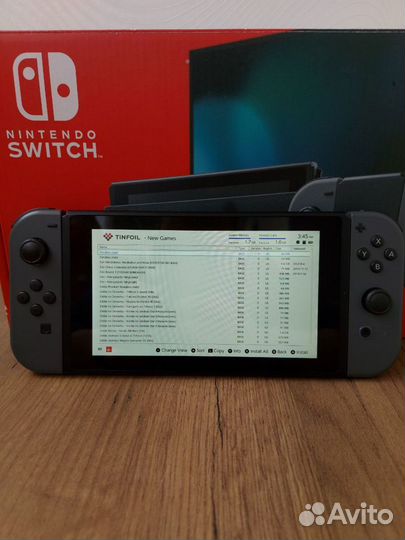 Прошитый Nintendo Switch 2rev. 280Gb Любые игры