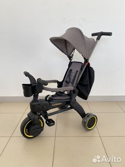 Велосипед Luxmom S7 складной серый