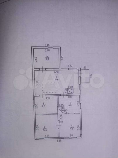 Дом 62 м² на участке 10 сот.
