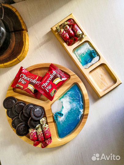 Менажница из ясеня. Подарок на свадьбу