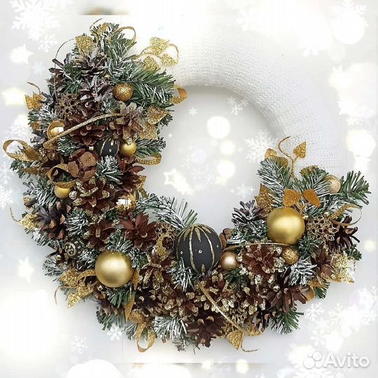 Новогодний веночек