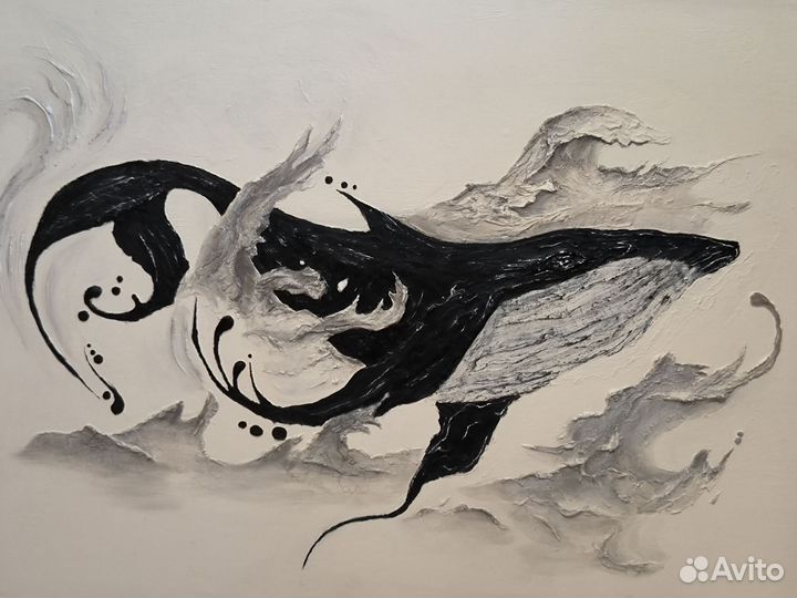 Интерьерная картина барельеф