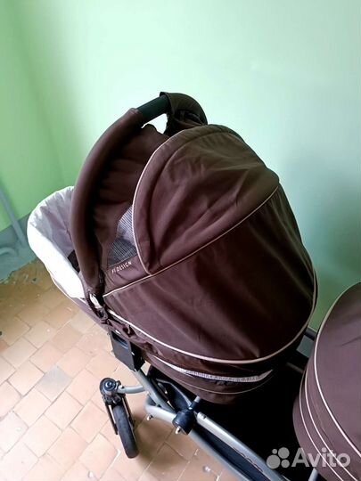 Коляска 2 в 1 для двойни и погодок fd design zoom