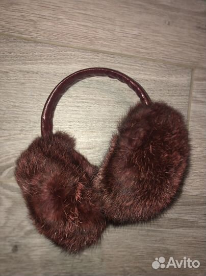 Уши натуральный мех наушники меховые